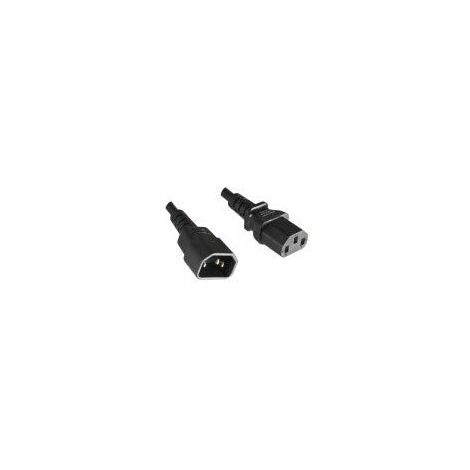 HELOS CÂBLE D'EXTENSION C13 VERS C14 NOIR 0,5 M 262658