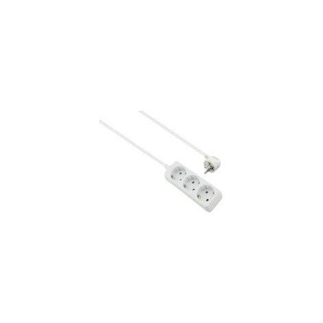 HELOS MULTIPRISE CLASSIC 3 PRISES SANS INTERRUPTEUR BLANC 5 M 262789