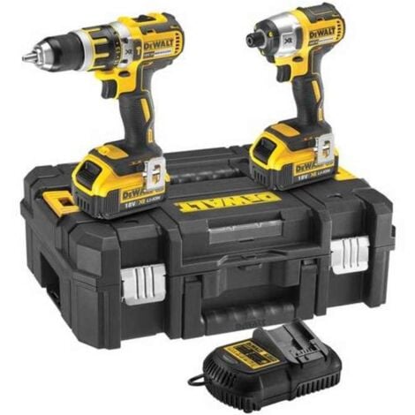 DeWalt DCK259M2T 18v Brushless Twin Pack 2x4.0Ah Li-Ion Batteries
