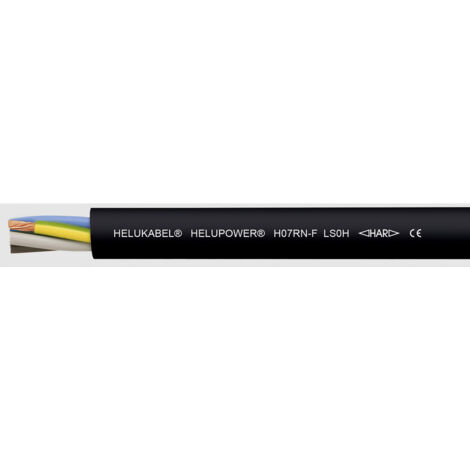 HELU 30765 Gummischlauchleitung 3 G 1.5 mm² Schwarz 100 m