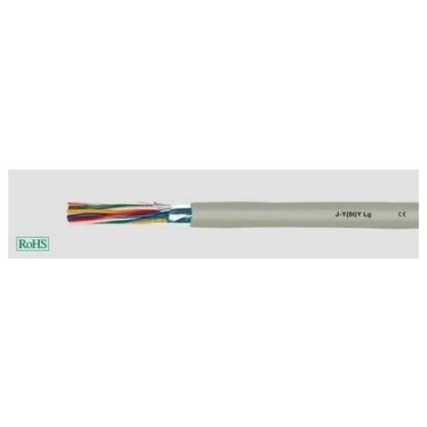 HELU 33020 Conduttore per telecomunicazioni, J-Y(ST)Y 4 x 2 x 0.8 mm Grigio 100 m