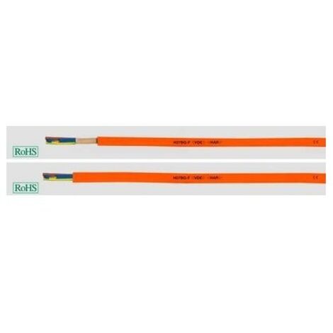 HELU H05BQ-F Cavo di collegamento 2 x 1 mm² Arancione 22054 100 m