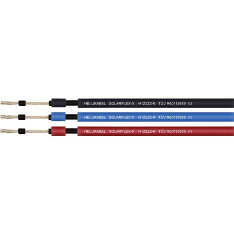 HELU H1Z2Z2-K 713569 Câble photovoltaïque 1 x 6 mm² rouge 100 m