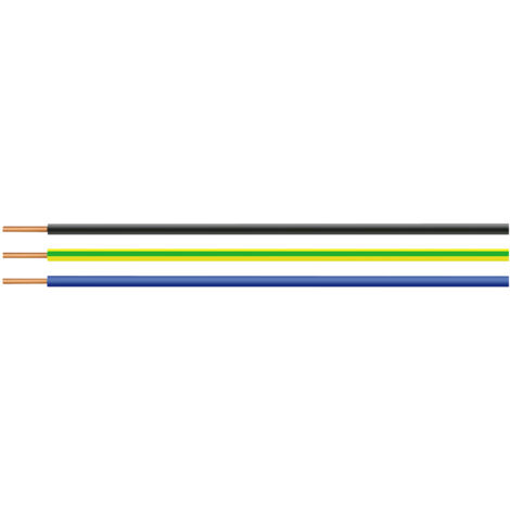 Helukabel 28786-100 Einzelader H07V-U 1 G 1.50 mm² Grün-Gelb 100 m