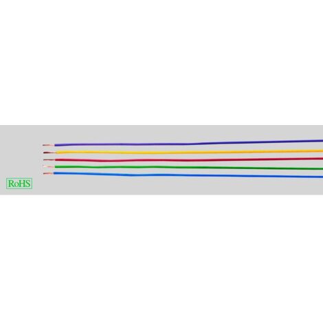 Helukabel 29376 Conducteur individuel H05V-K 1 x 0.75 mm² bleu, blanc 100 m D811721