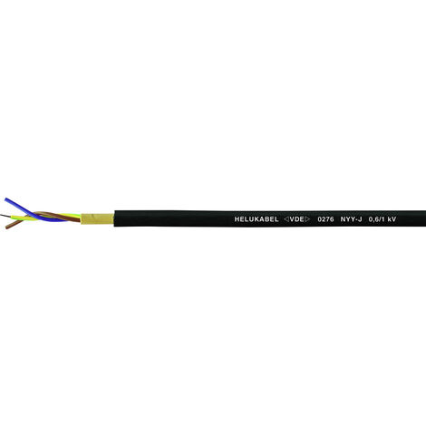 Helukabel 32023 Erdkabel NYY-J 3 G 1.5 mm² Schwarz 100 m