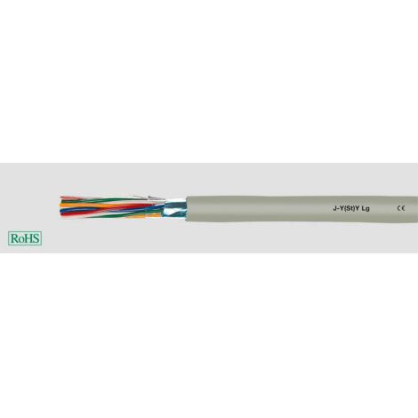 Helukabel 33003 Conduttore per telecomunicazioni, J-Y(ST)Y 4 x 2 x 0.6 mm² Grigio 100 m
