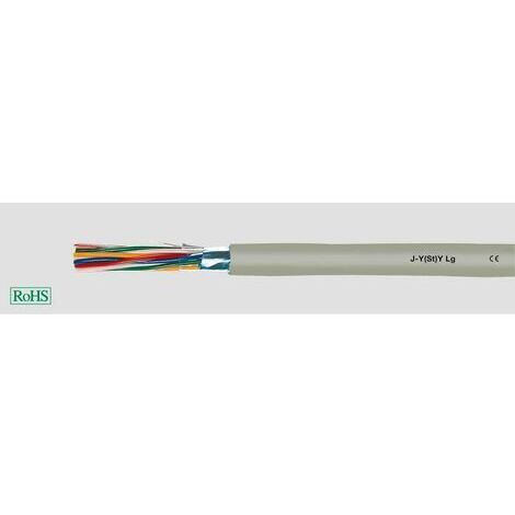Helukabel 33005 Circuit de télécommunication J-Y(ST)Y 6 x 2 x 0.6 mm gris 100 m D837451