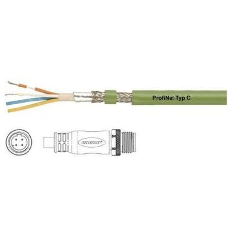 Helukabel 806484 Cavo di collegamento per sensore o attuatore M12 Spina dritta 3.00 m Numero di poli: 4 1 pz.
