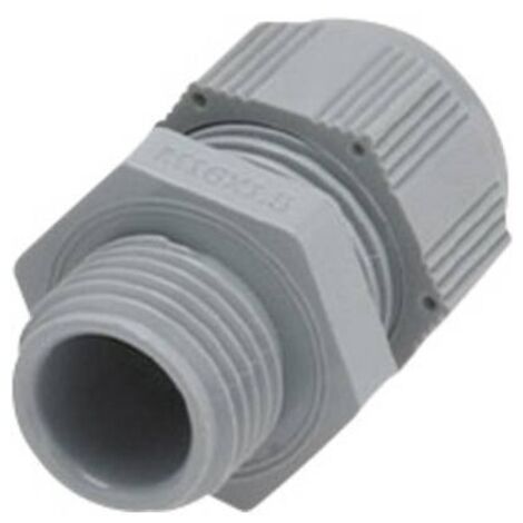 Helukabel 903545 Pressacavo filettato con guarnizione ridotta, con protezione vibrazioni M25 Poliammide Grigio-Argento