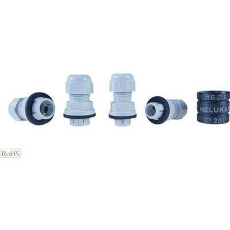 Helukabel 908060 Presse-étoupe M16 Polyamide gris-argent (RAL 7001) 1 pc(s) W895411