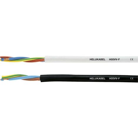 Helukabel H05VV-F Câble gainé 3 G 0.75 mm² noir 29452 100 m