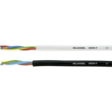 Helukabel H05VV-F cavo di comando nero 100 m