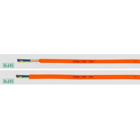 Helukabel H07BQ-F Câble de commande 5 G 1.5 mm² orange 22061 100 m D814151