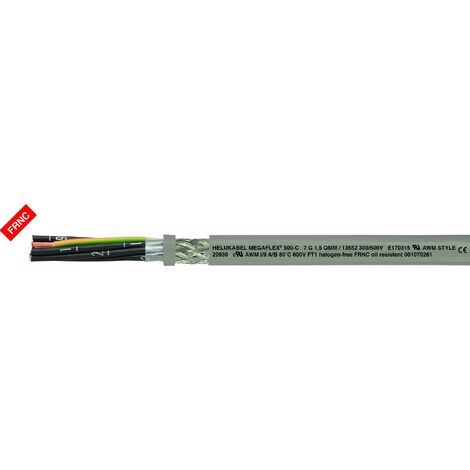 Helukabel MEGAFLEX® 500-C Câble de commande 5 G 0.75 mm² gris 13521 Marchandise vendue au mètre X835701