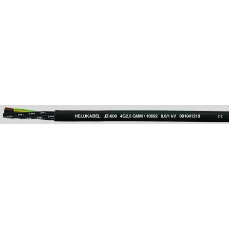 Helukabel OZ-600 Câble de commande 6 x 0.75 mm² noir 10590 100 m R458201