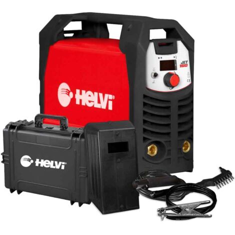 Helvi JET 160 Kit Saldatrice inverter a elettrodo MMA con Maschera per saldature - 99806027