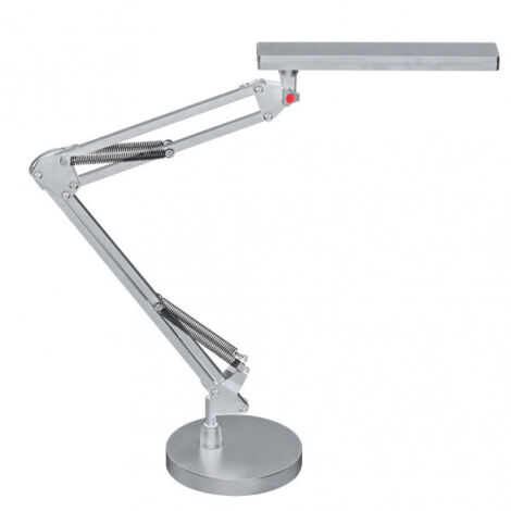 Hematites Gelenk-Schreibtischlampe 7w 560lm chrom 3000-4000-6000k 53x15x55 cm dimmbar