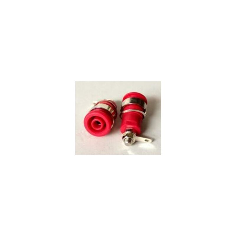 

Hembrilla 4mm Color ROJO 32Amp Para Chasis