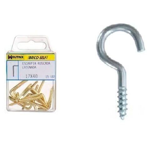 Hembrilla Abierta Zincada 16x30 mm. 22 unidades