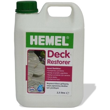 Hemel Deck Restorer: un preparado para restaurar terrazas sin lijar