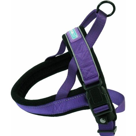 Hemm & Boo Padded Harness Purple - 14-18 - 380688