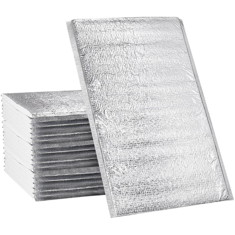 Hemoton Lot de 20 sacs isothermes jetables pour pique-nique, sachets isothermes en aluminium pour aliments à emporter