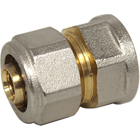 Henco – Raccord multicouche à compression Ø16x2,0 – Droit Femelle 1/2' (15/21) – Laiton pour connexions fiables en plomberie