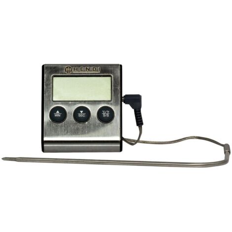 HENDI 271346 Termometro a Sonda con Timer