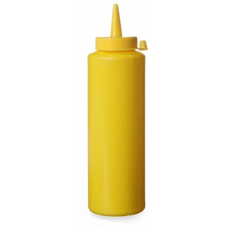 Image of HENDI Bottiglia dosatrice di salse e condimento, riutilizzabile, biberon dosatore da spremere, flacone squeeze, ketchup, mustard, olio d'oliva,