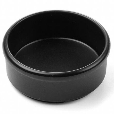 HENDI Butter- & Saucenschälchen - 3 Stk., Schwarz, 3 Stk., ⌀80x(H)30mm