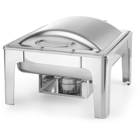HENDI Chafing Dish GN 2/3, satiniert, Profi Line, 6L, 395x430x(H)290mm