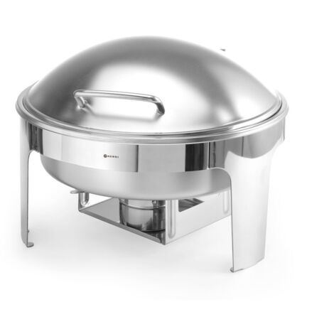 HENDI Chafing Dish rund, satiniert, Profi Line, 6L, 465x420x(H)320mm