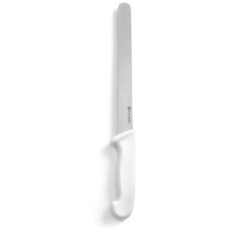 Hendi - Coltello HACCP per pane e dolci, 25 cm - bianco
