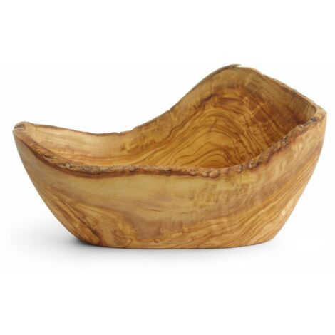 HENDI Dekorative Schale aus Olivenholz, 300x190x(H)110mm