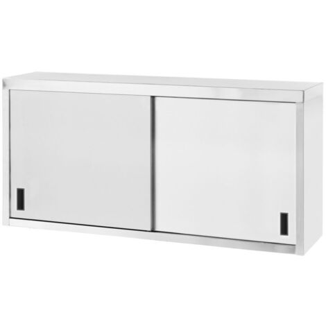 HENDI Hängeschrank – verschweißt, mit Schiebetüren, Profi Line, 1200x400x(H)600mm