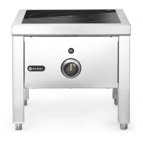 HENDI Hochleistungs-Induktions-Hockerkocher, 400V/5000W, 422x400x(H)366mm