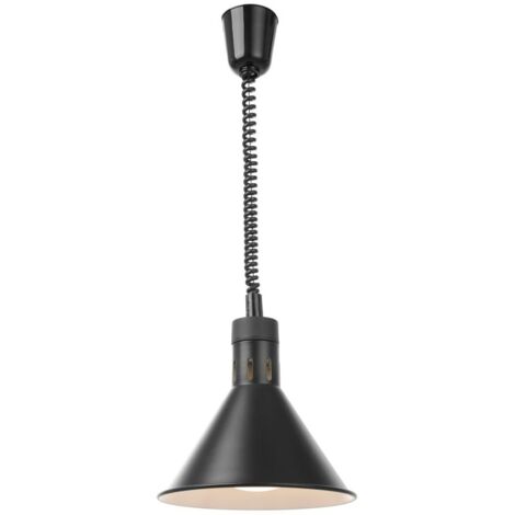 HENDI Höhenverstellbare Wärmelampe, konisch, Kupfer, 230V/250W, ⌀275x(H)250mm