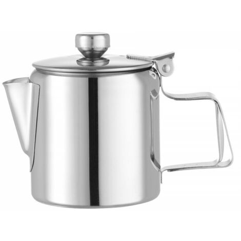HENDI Kaffee-/Teekanne mit Klappdeckel, 0,3L, ⌀74x(H)123mm