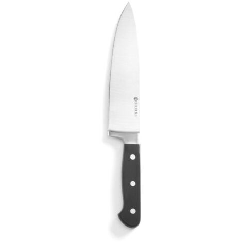 HENDI Kochmesser, Kitchen Line, Schwarz, (L)285mm