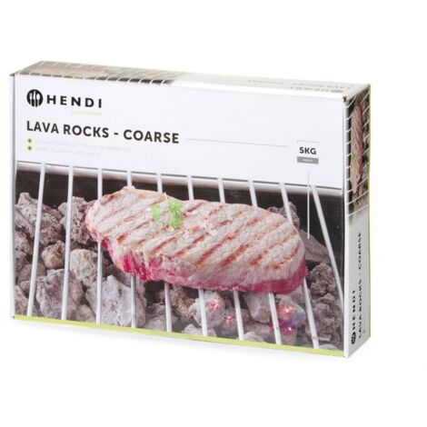 HENDI Lavasteine - grob, Box