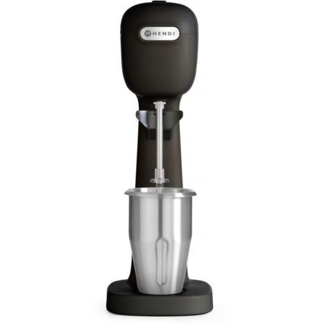 HENDI Mixeur à milk-shake sans BPA - Design by Bronwasser, Noir, 230V/400W, 170x196x(H)490mm