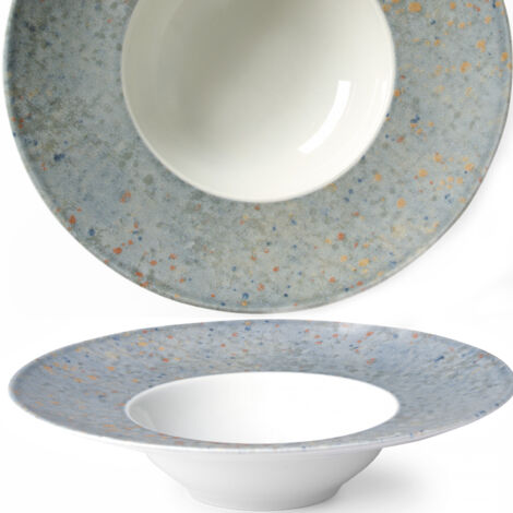 HENDI Pastateller Drops Collection, Hellgrau, ⌀275mm