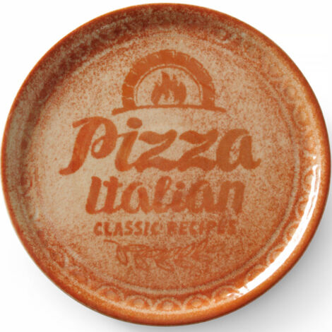 HENDI Pizzateller Recipe Collection Rot, Rot, ⌀330mm