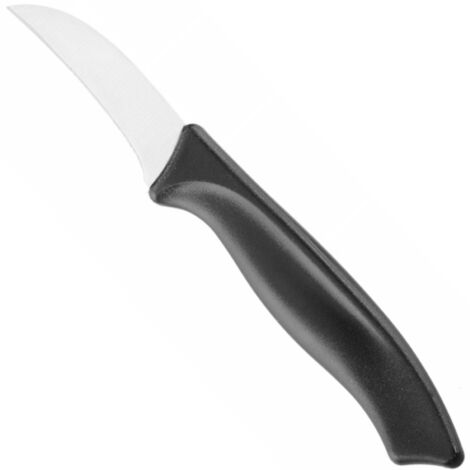 HENDI Schälmesser, gebogen, Schwarz, (L)170mm
