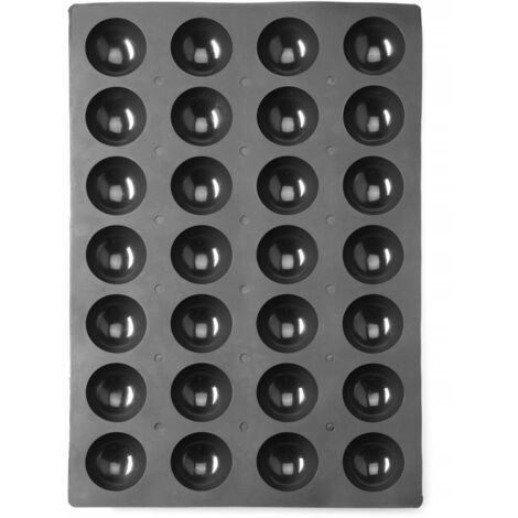 Hendi Silikonform HALBKUGEL, 600x395x(H)35mm