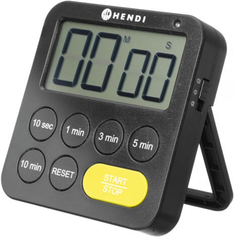 HENDI Timer, Schwarz, 82x20x(H)88mm