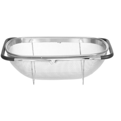 HENDI Verlängerbares Spülbecken-Sieb, 360x240x(H)115mm