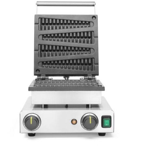 HENDI Waffeleisen ‚Lollipop’, 230V/1750W, 314x417x(H)229mm