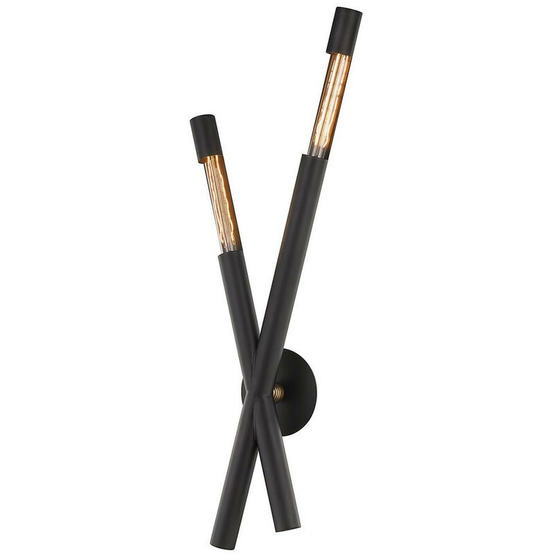 Hendrix Applique da parete a 2 luci Bronzo chimico...